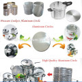 Círculo de aluminio anodizado de la mejor calidad para los utensilios de cocina